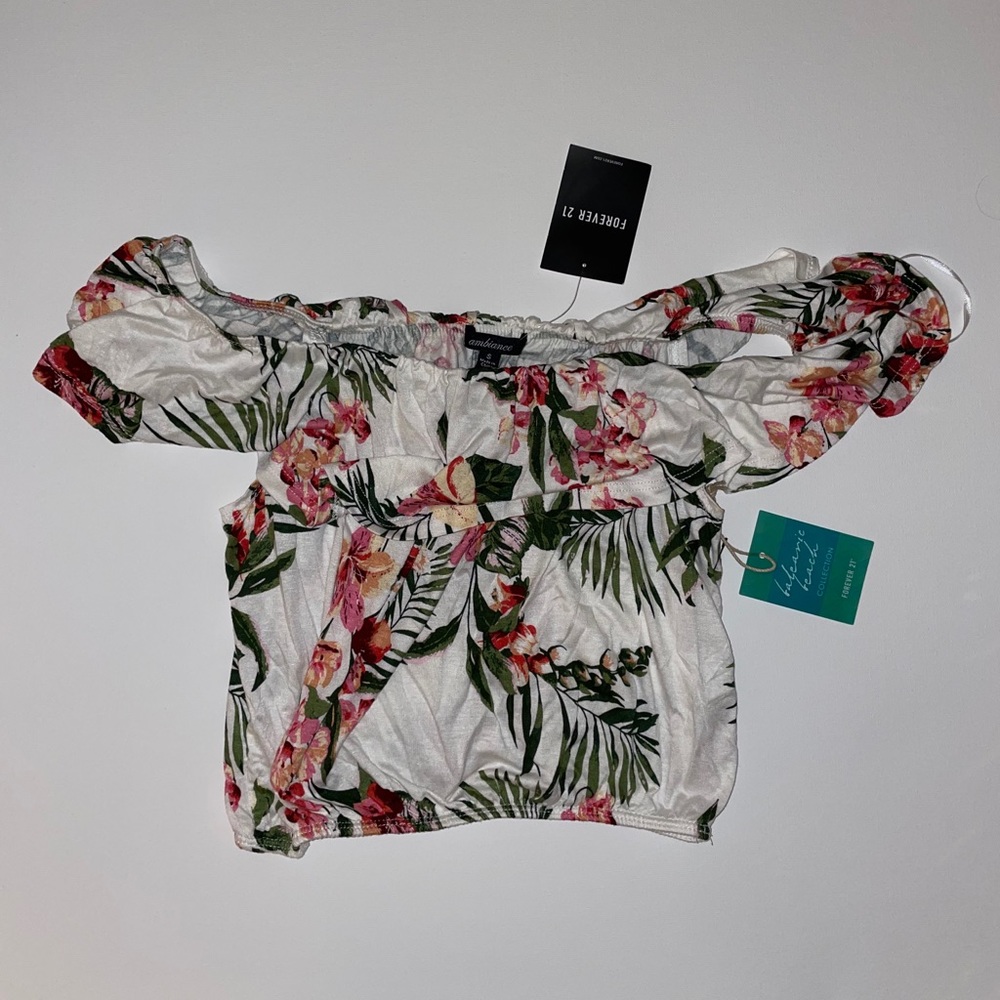 Floral crop top